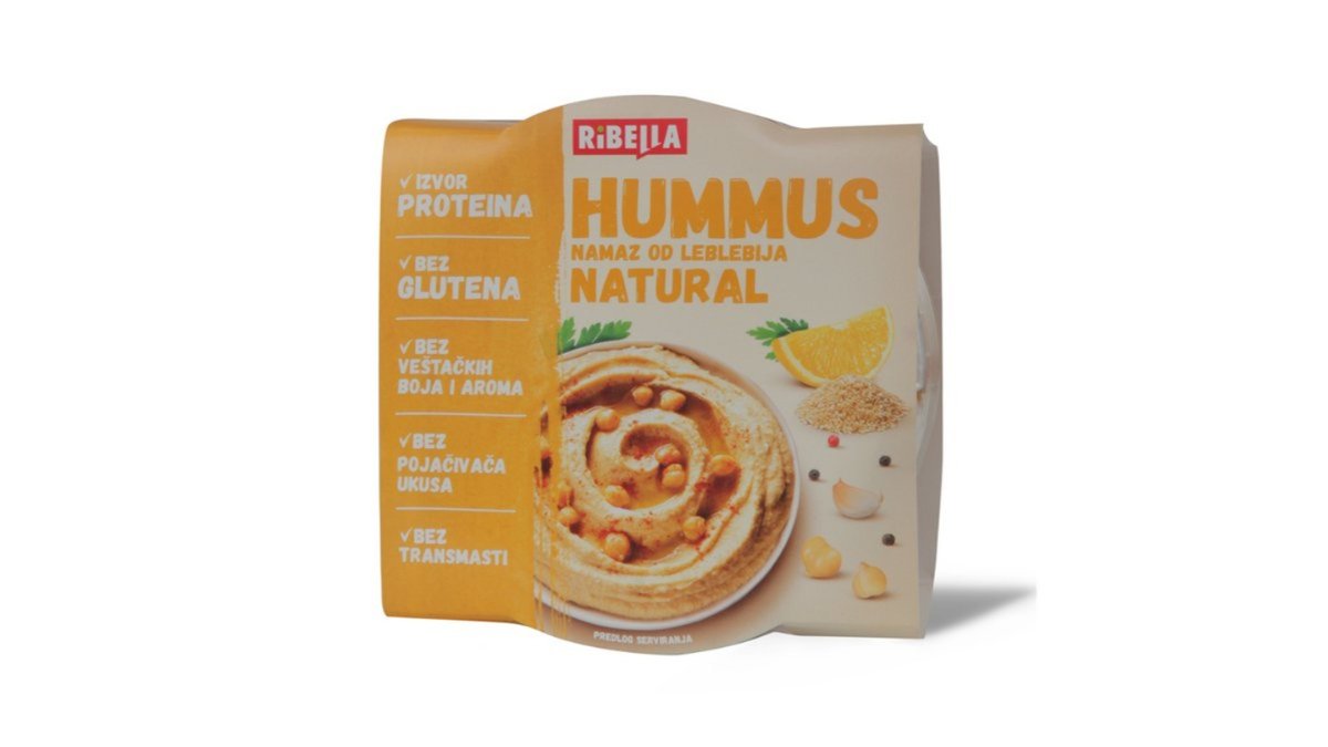 Ribella hummus natural 200g ribella | Aroma Market Zeleno Brdo | Wolt