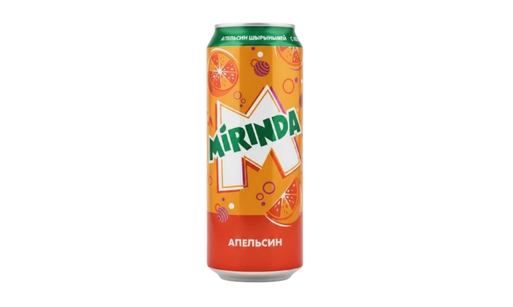 Напиток MIRINDA Апельсин 0,45л ж/б