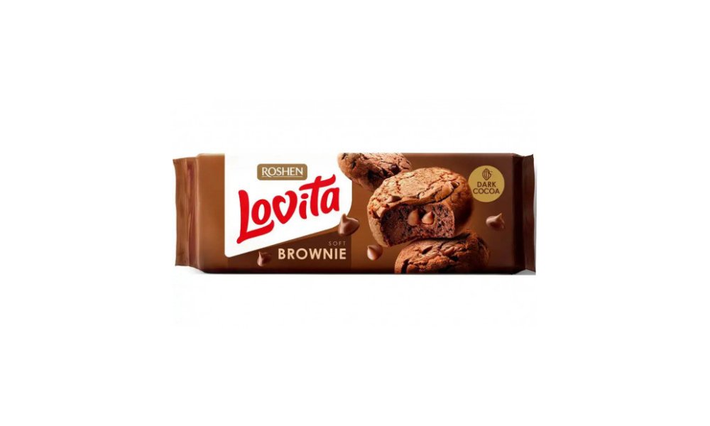 Печенье LOVITA Blondie Brownie С какао 152г
