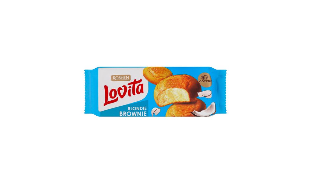 Печенье LOVITA Blondie Brownie С кокосом 152г