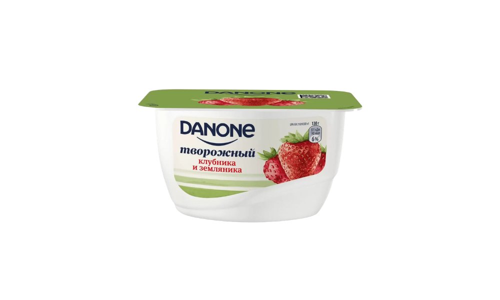 Творожок DANONE Клубника и земляника 3,6% 110г