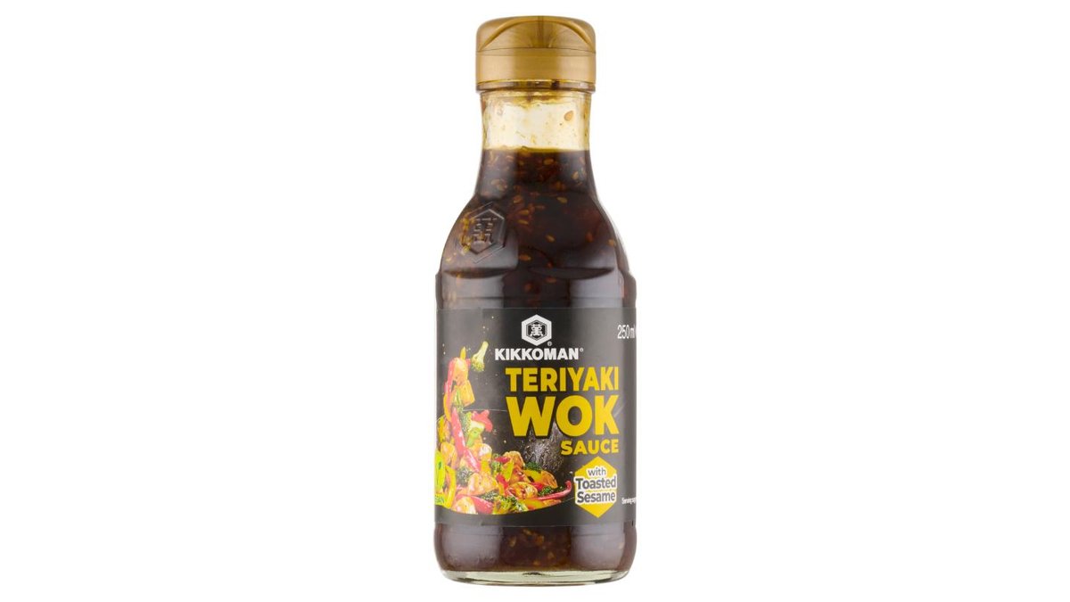 Kikkoman Teriyaki wok omáčka s praženým sezamem 250ml