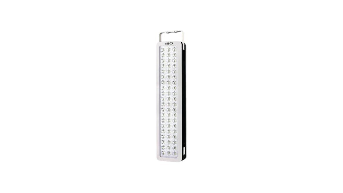 תאורת חירום נטענת 60 LED מבית NISKO | עד 8 שעות תאורה | מנגנון הדלקה אוטומטי | סוללת ליתיום חזקה 💡🛡️
