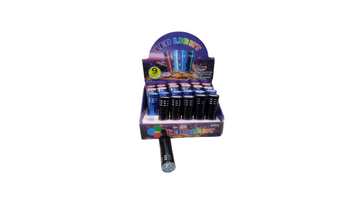 פנס כיס 9 LED עוצמתי | קטן, חסכוני ונייד | צבעים שונים | טמבוריה בשפירא 🔦
