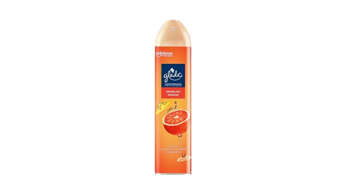 Освежитель GLADE Sparkling Orange 300мл ж/б