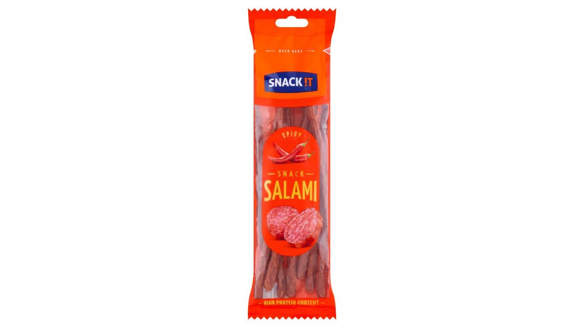 Snack !t Klobásky pikant 80g