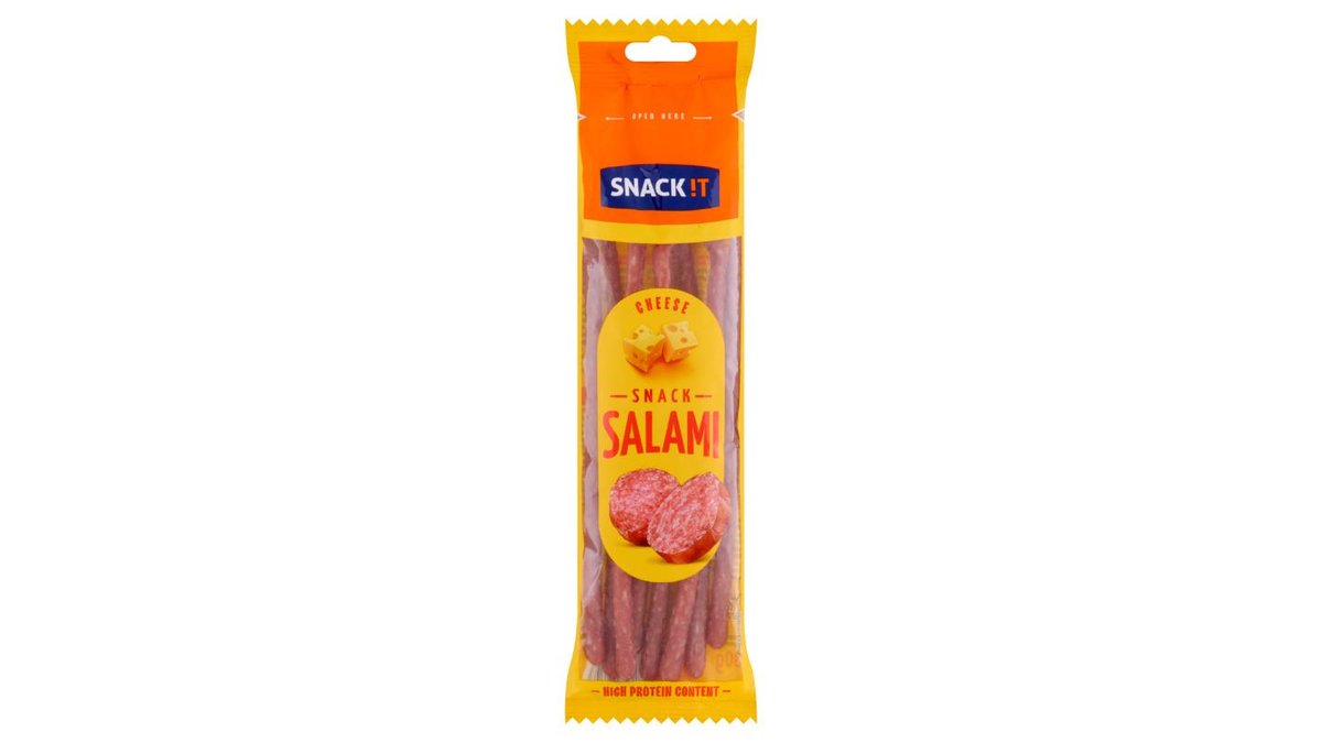 Snack !t Klobásky s taveným sýrem 80g