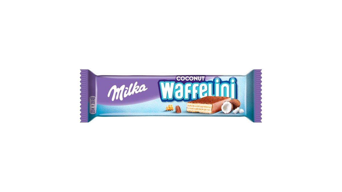 Milka Waffelini Coconut Oplatka Samostatné balení 31 g