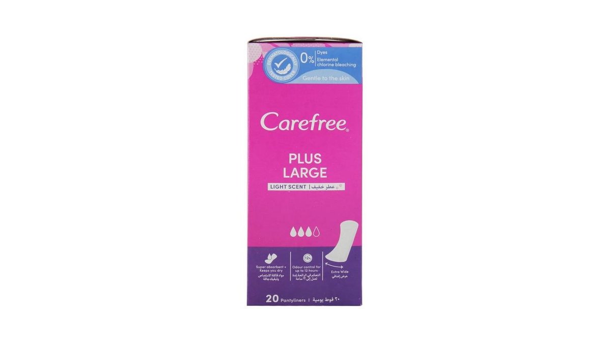 Ежедневные прокладки Carefree Large Plus Light 20 шт