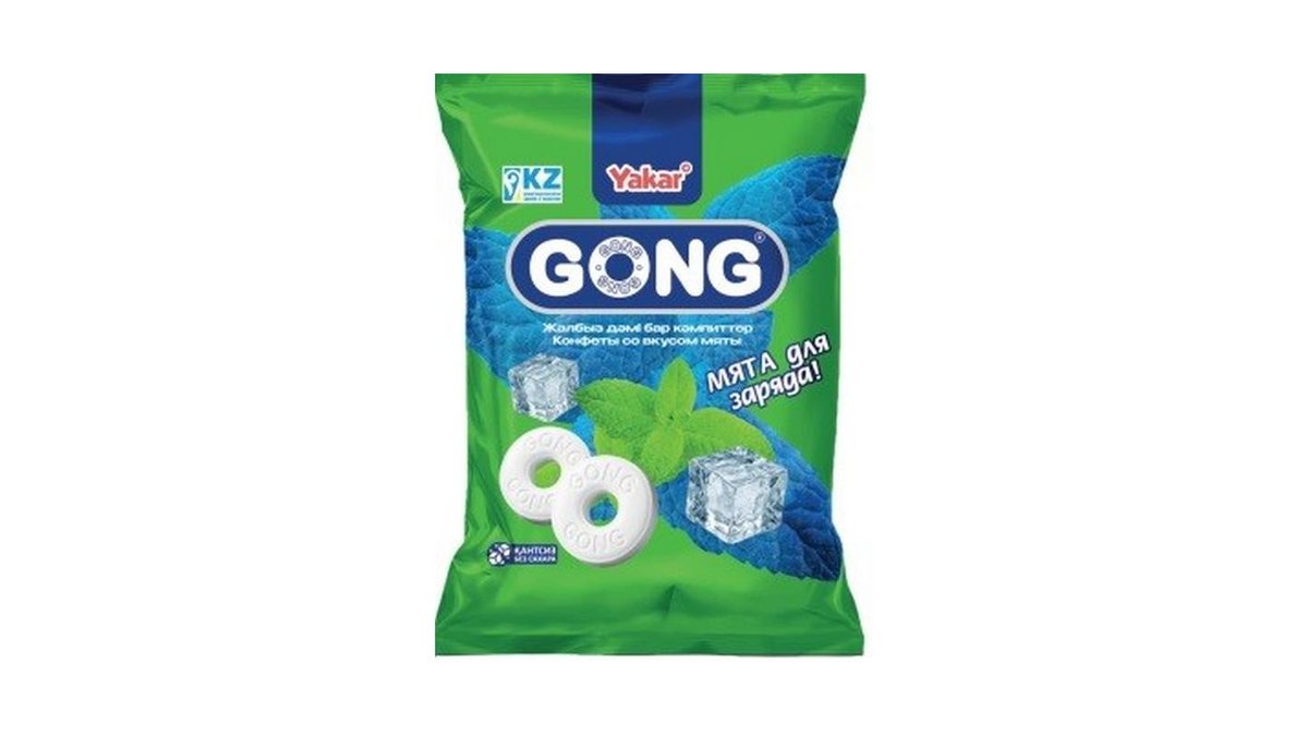 Конфеты Якар Gong мята без сахара 50 г