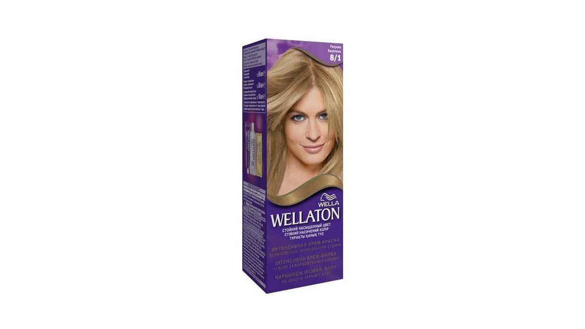 Краска для волос Wellaton 8/1 Ракушка