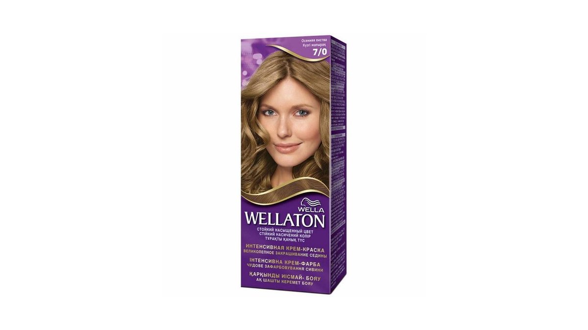 Краска для волос Wellaton 7/0 Осенняя листва