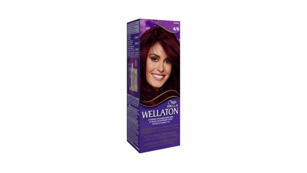 Краска для волос Wellaton 4/6 Божоле