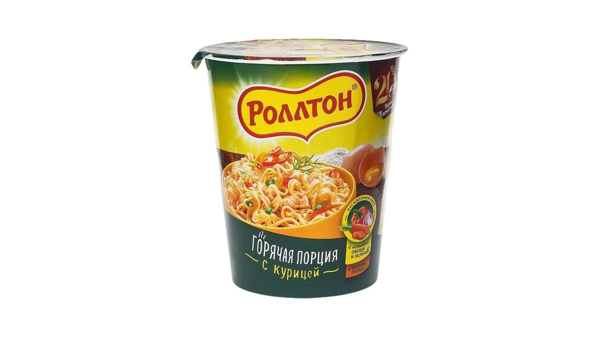 Лапша Роллтон с курицей 70 г