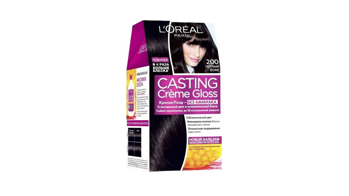 Краска L'Oreal Casting 200 Черный кофе