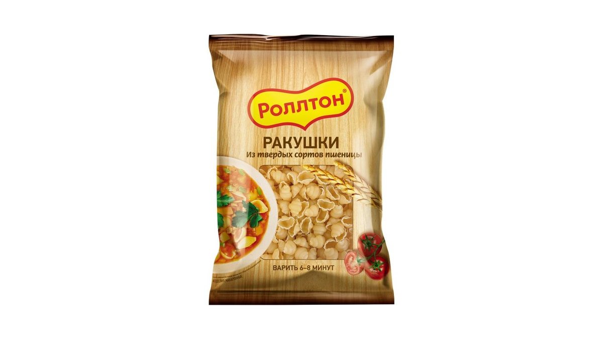 Макароны Роллтон ракушки 400 г