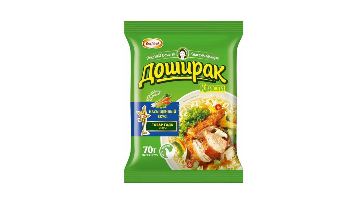 Лапша Доширак Квисти со вкусом курицы 60 г