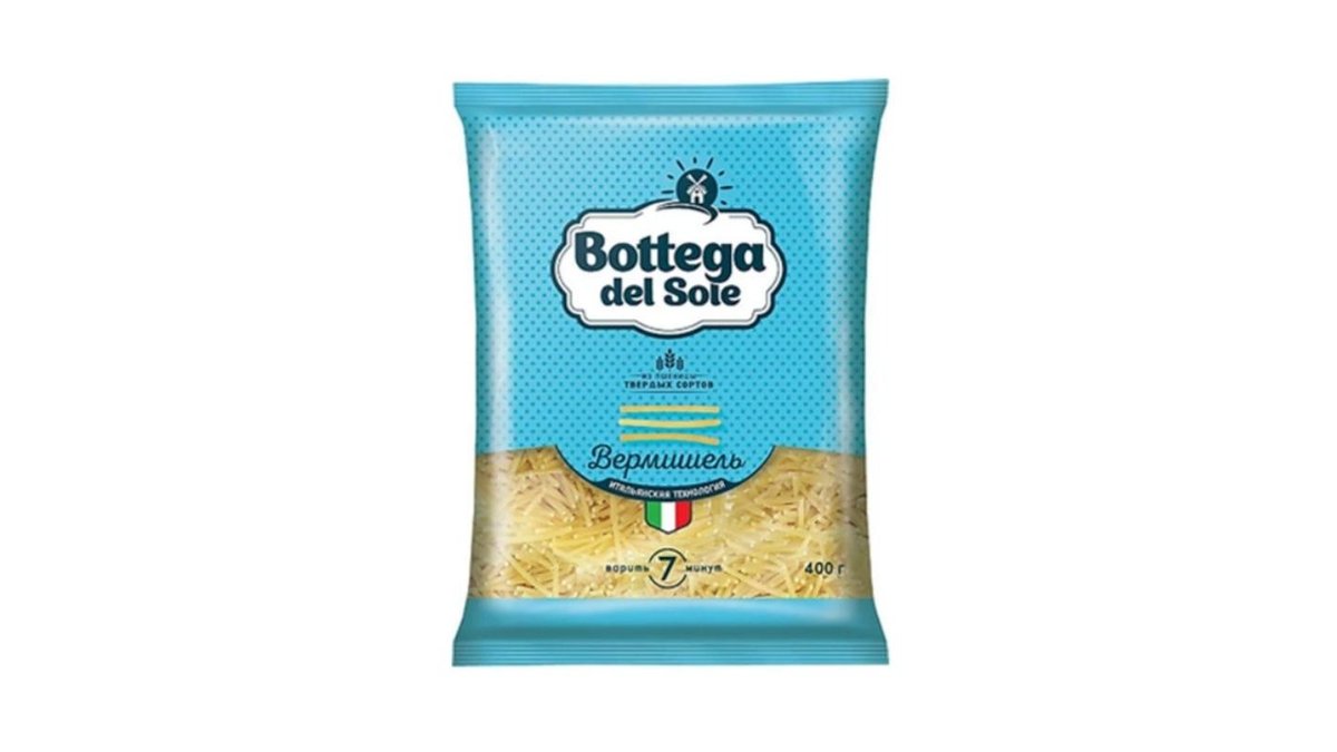 Макароны Bottega Del Sole вермишель 400 г