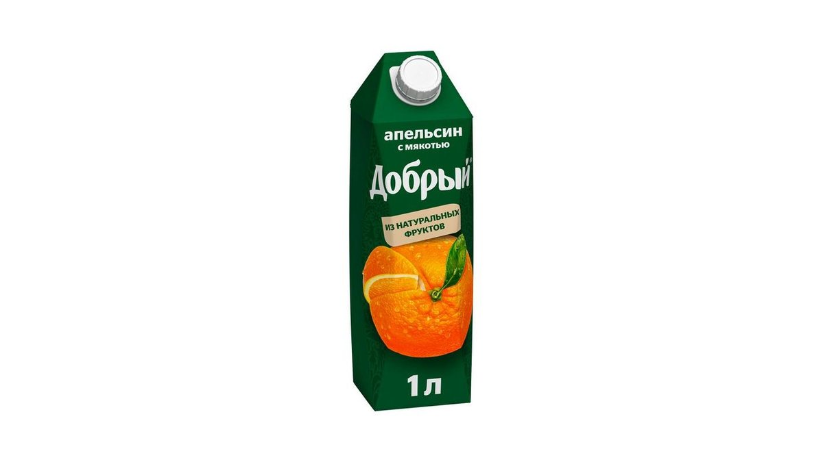 Добрый, сок добрый 1л апельсин, шт.