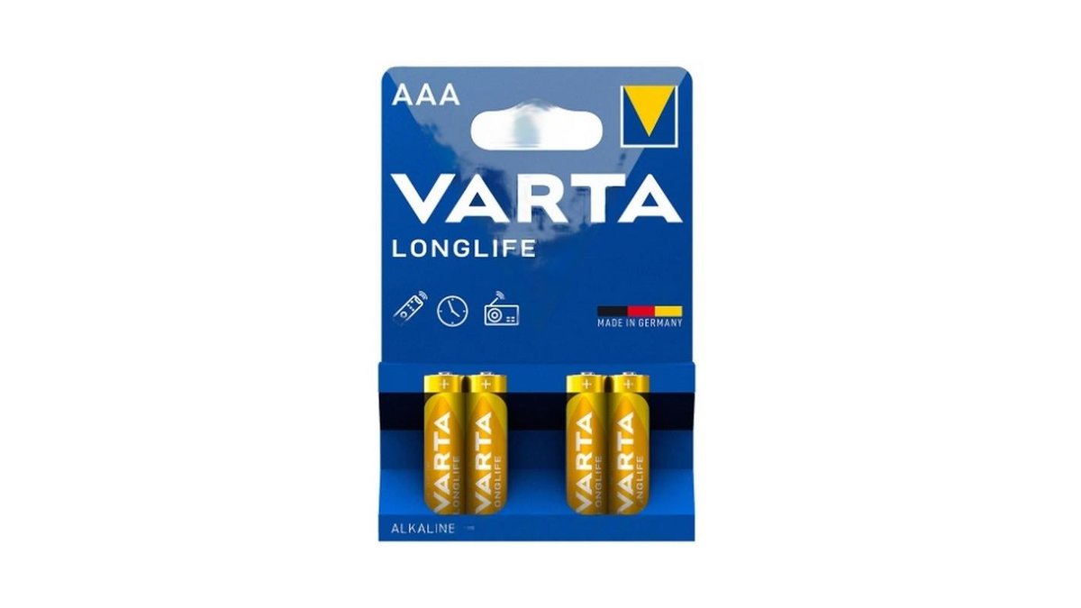 Батарейки Varta Long Life Micro AAA 4 шт
