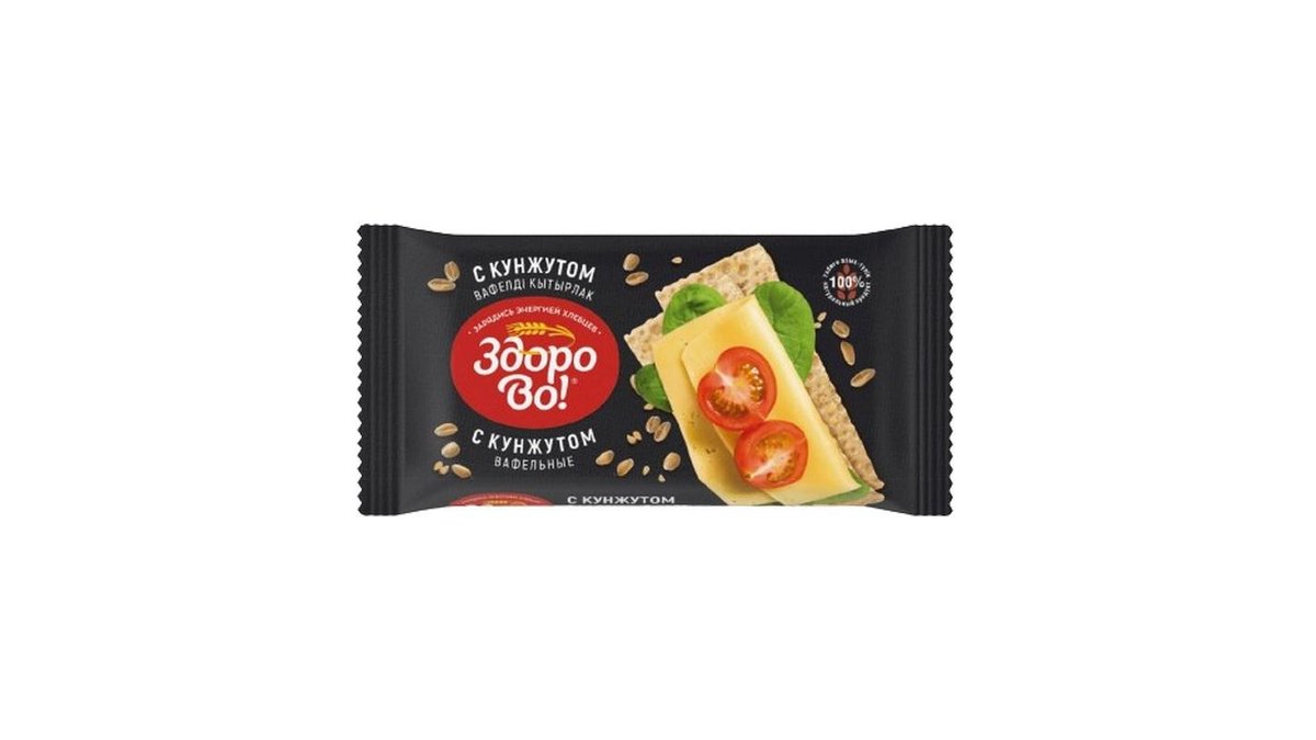 Хлебцы Здорово вафельные с кунжутом 70 г