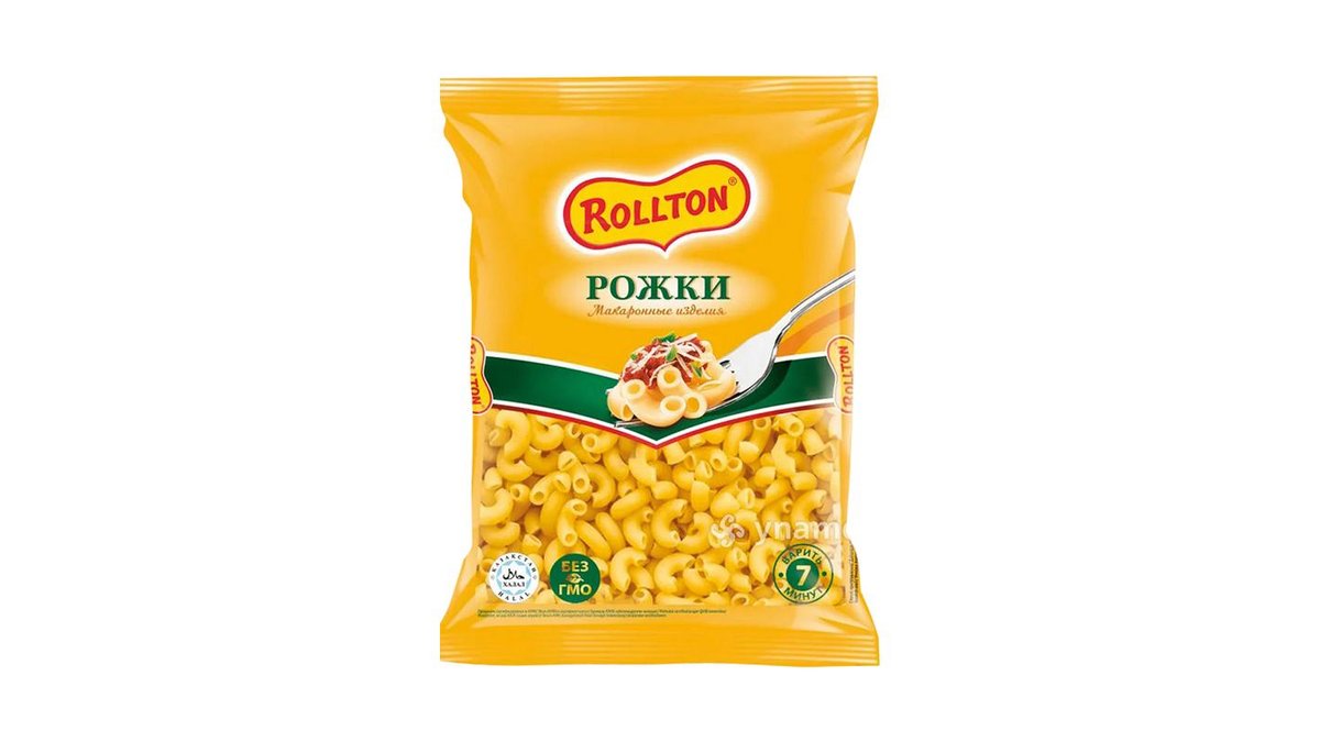 Макароны Роллтон рожки 400 г