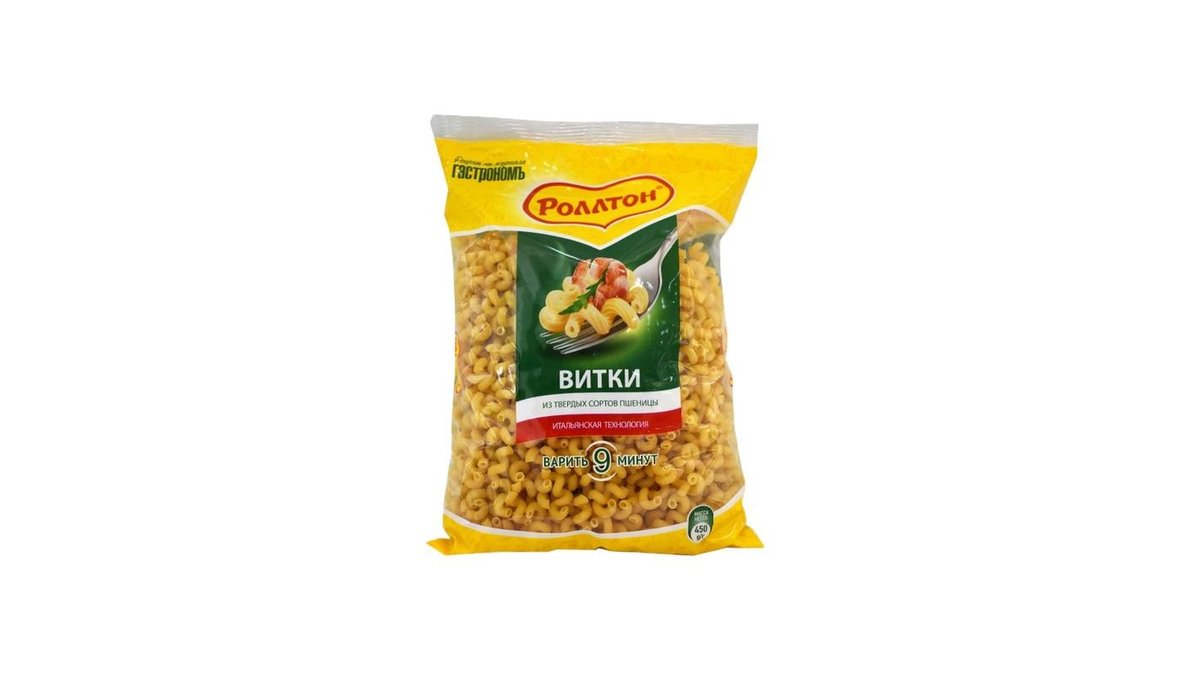 Макароны Роллтон витки 400 г