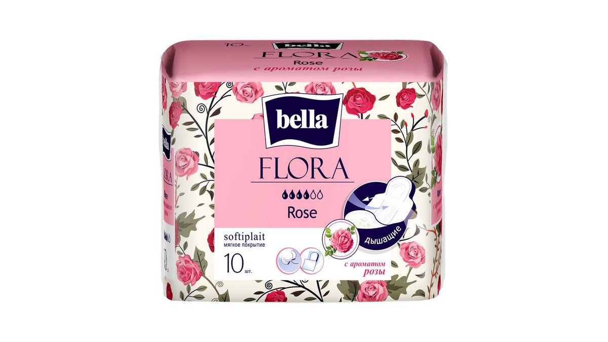 Прокладки Bella Flora Rose 10 шт