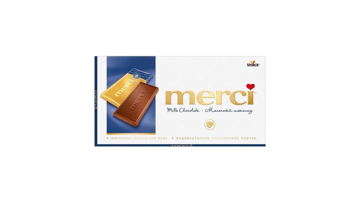 Шоколад Merci молочный 100 г