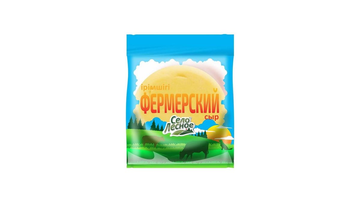 Сыр Село Лесное Фермерский 30% 250 г