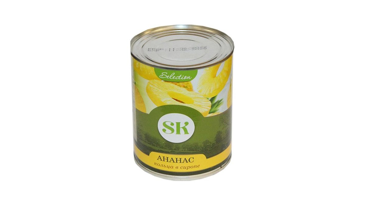 Ананас SK кольца в сиропе 565 мл