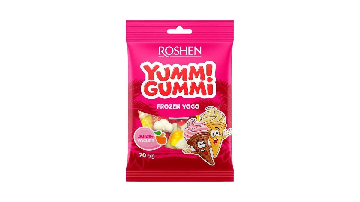 Yummi Gummi Конфеты Желейные Frozen Yogo 70гр