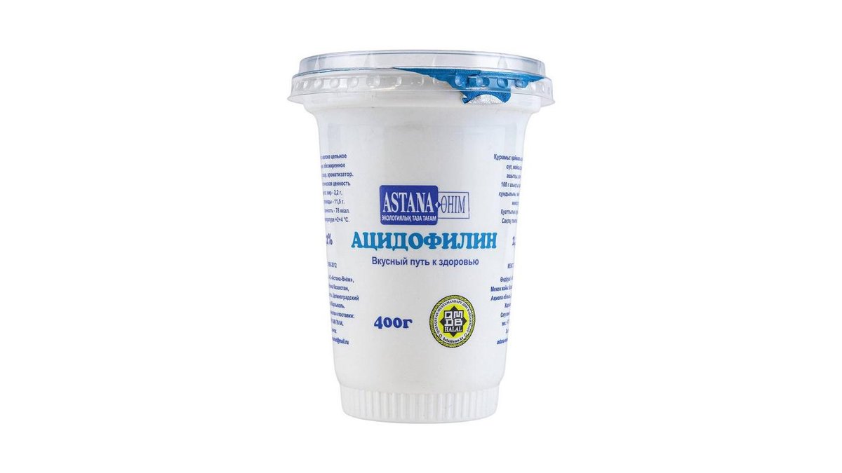 Ацидофилин Астана-Өнім 2,2% 400 г