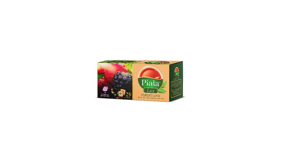 Чай Piala Lux черный с кусочками ягод