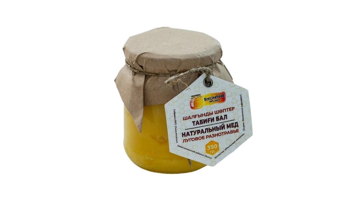 Мед Ecolinefood луговое разнотравье 500 г