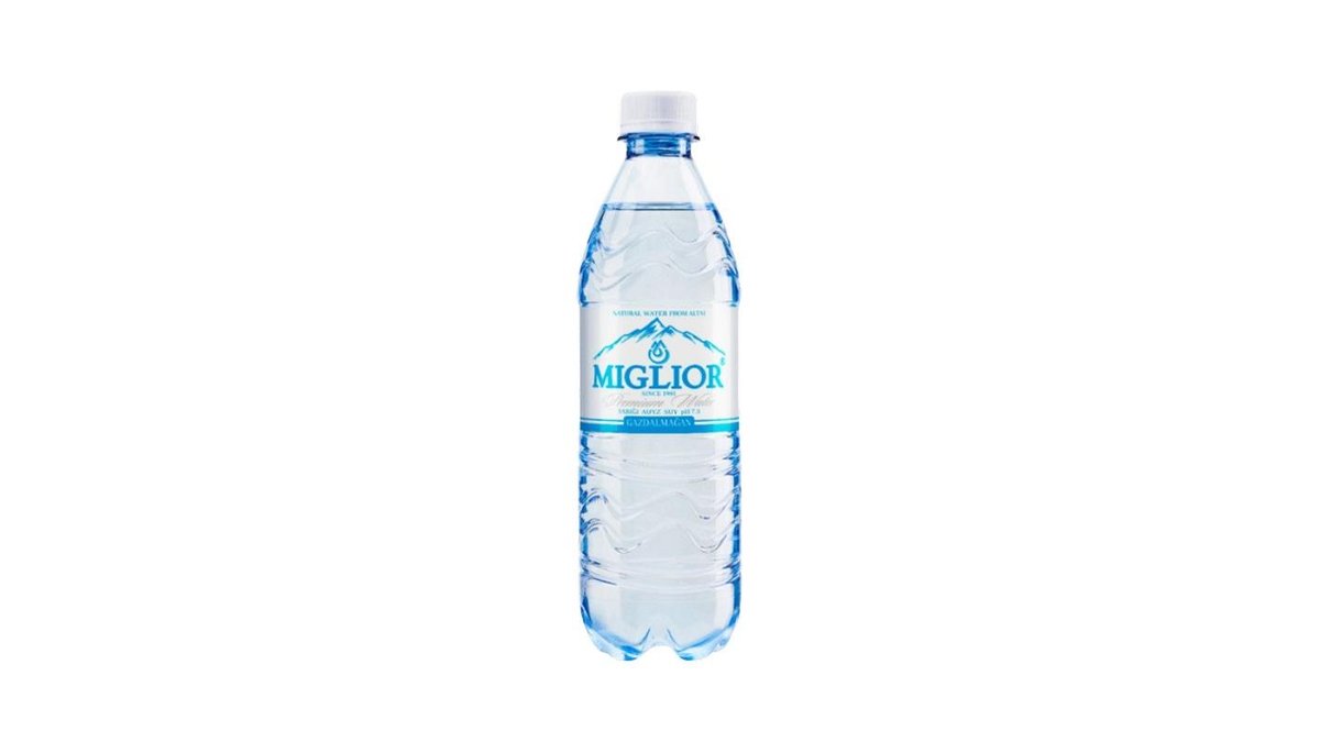 Вода Природная «MIGLIOR» БЕЗ ГАЗА 0,5 л