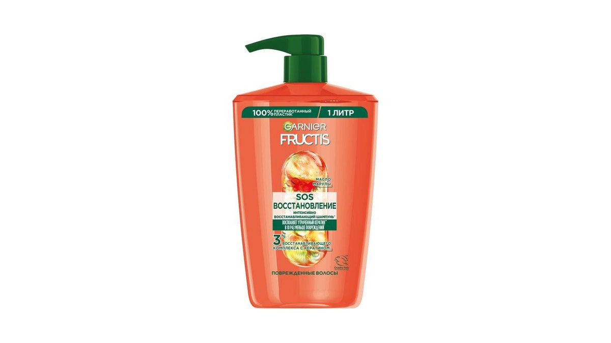 Шампунь Garnier Fructis SOS Восстановление 1 л