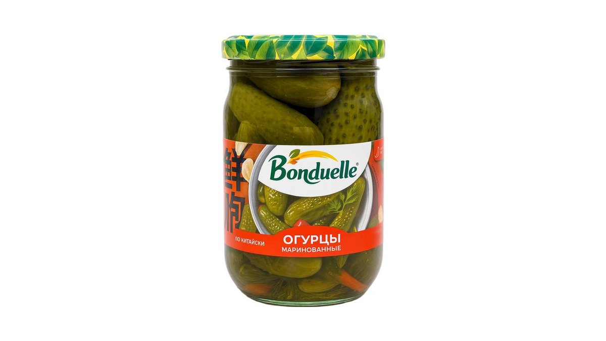 Огурцы Bonduelle маринованные по-китайски 500 мл