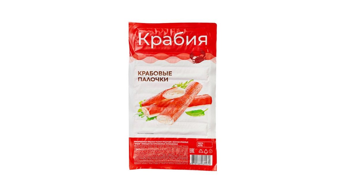 Палочки крабовые Санта Бремор замороженные 200 г