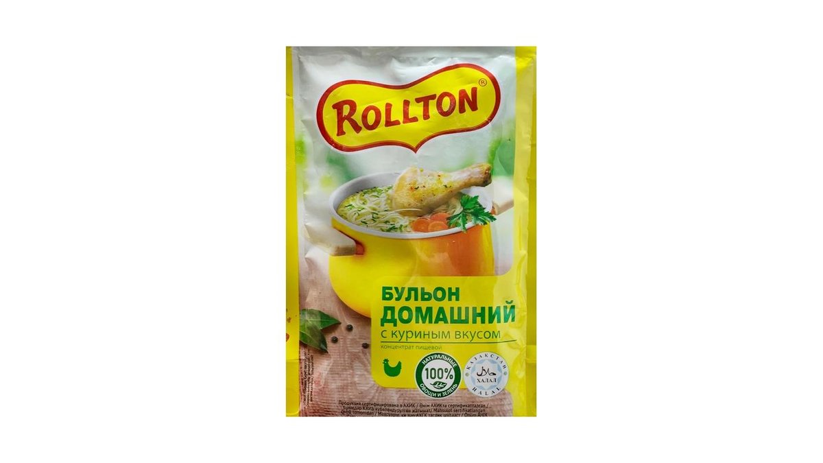 Бульон РОЛЛТОН Куриный 90 г м/у КАЗАХСТАН