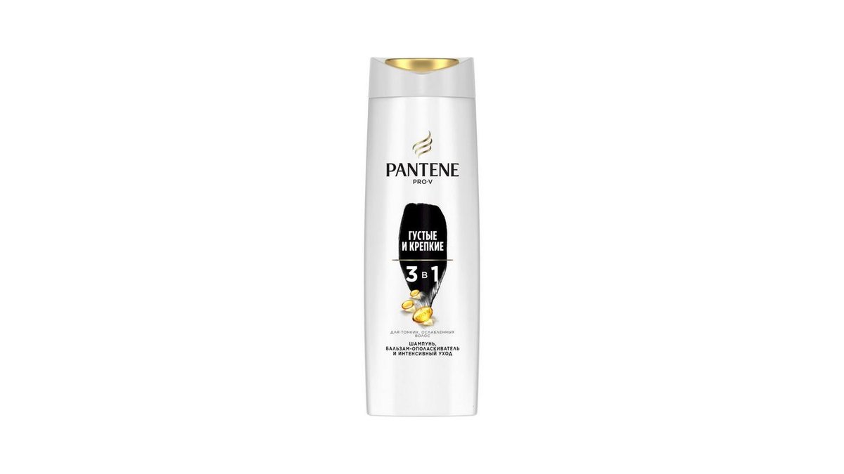 Шампунь Pantene 3в1 Густые и крепкие 360 мл