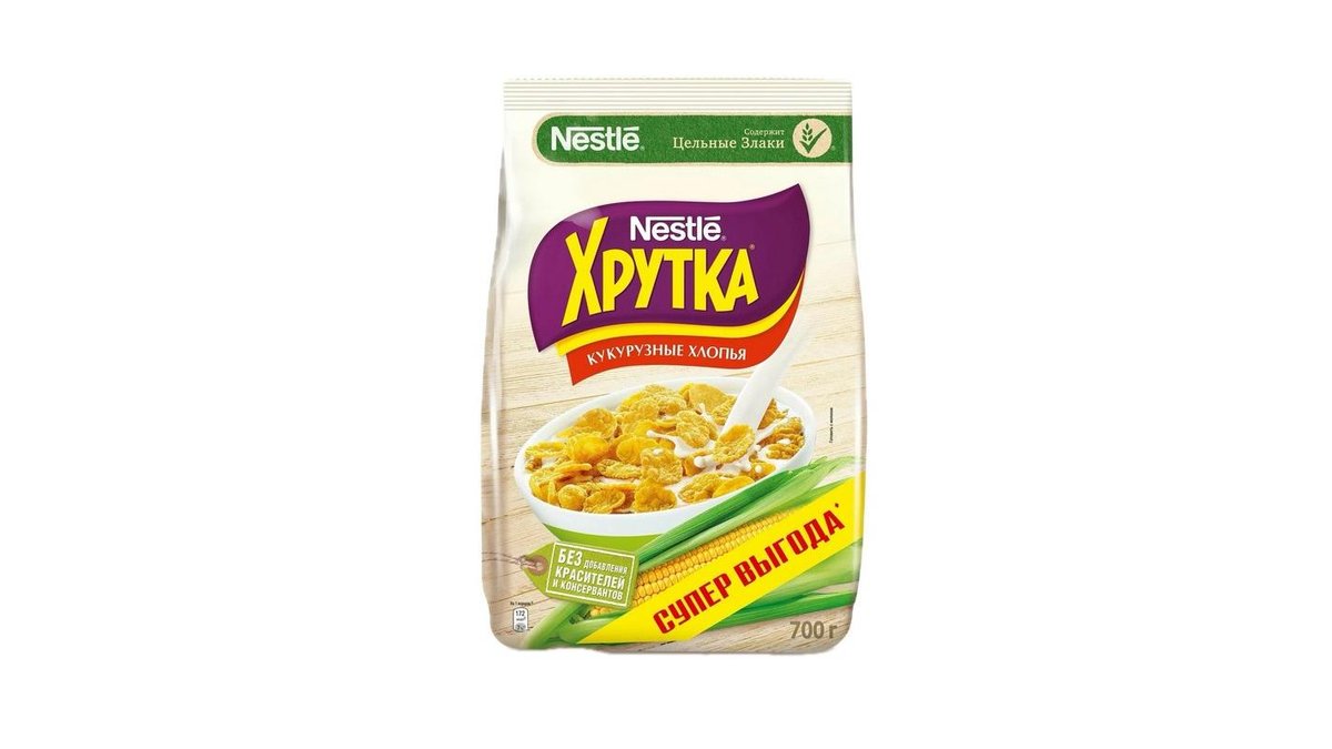 Хрутка Nestlé кукурузные хлопья 700 г