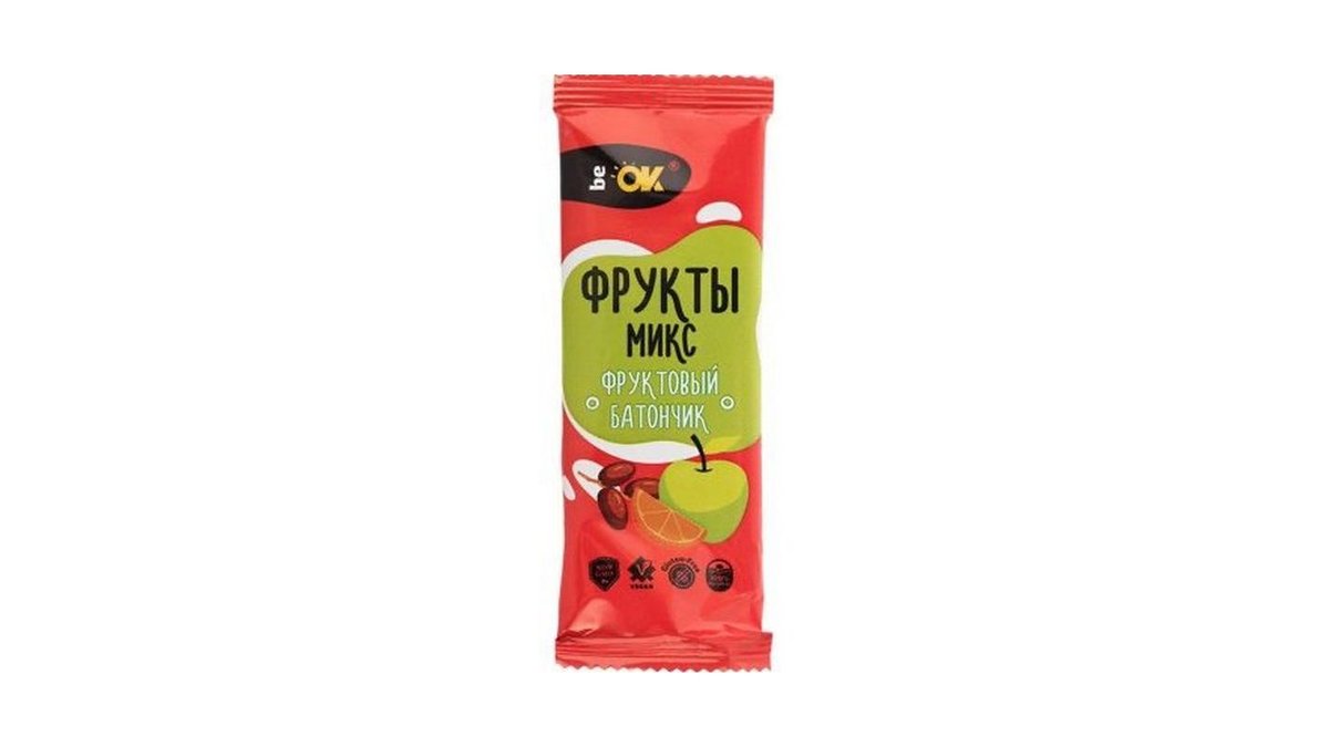 Батончик Be Ok фруктовый микс 30 г
