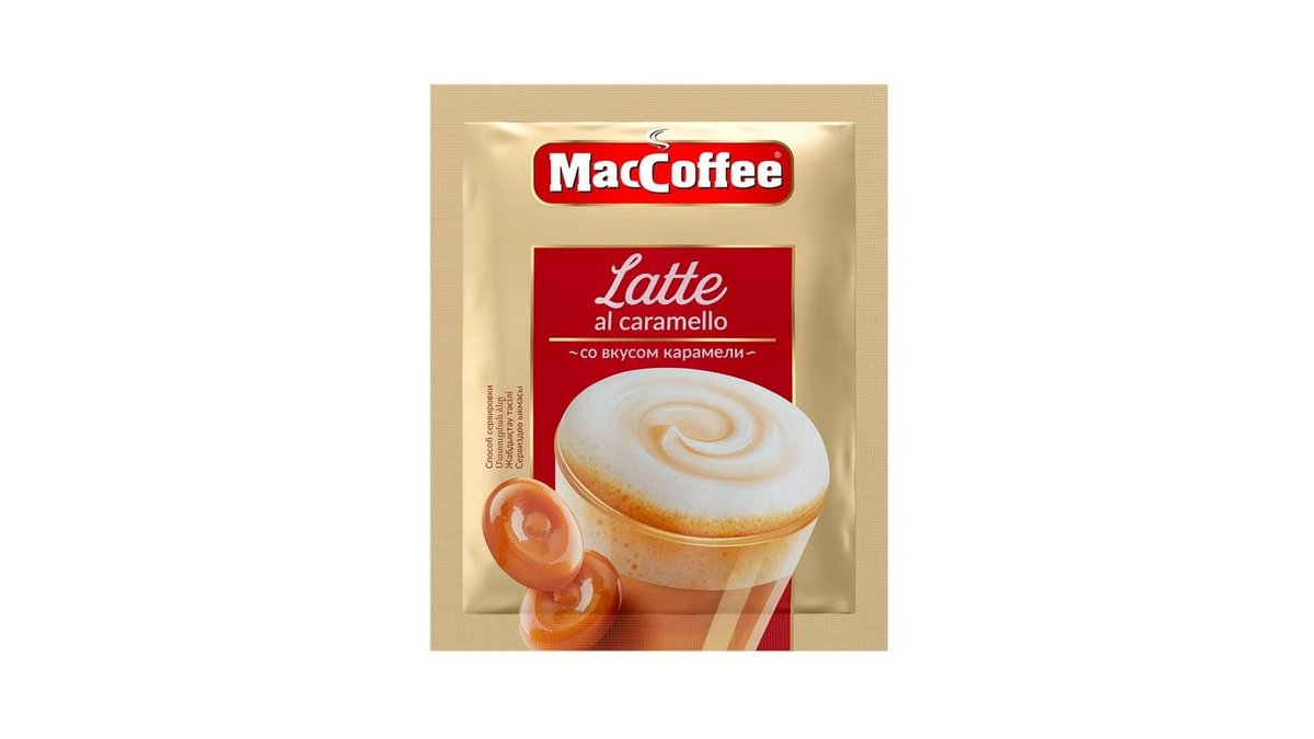 Кофе MacCoffee Latte Caramel 22 г