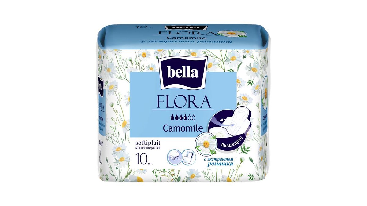 Прокладки Bella Flora Camomile 10 шт