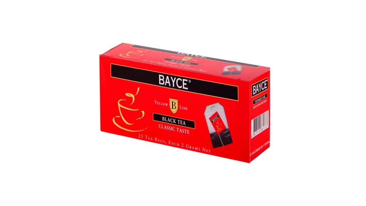Чай Bayce черный пакетированный без конверта 25 шт