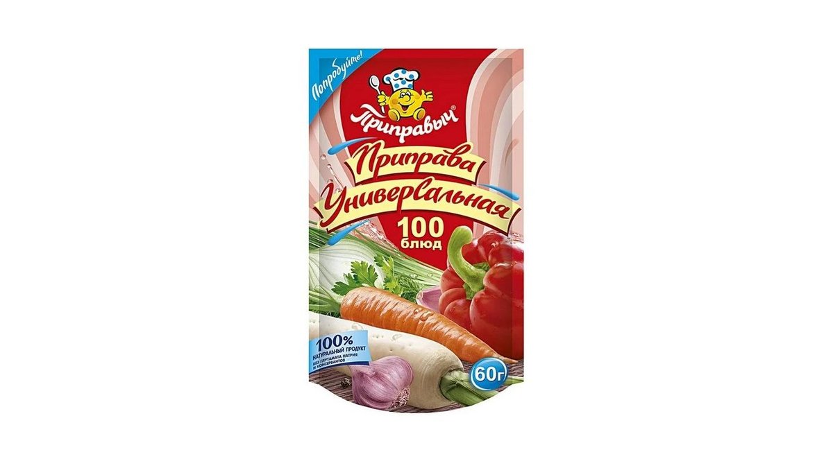 Приправа Приправыч 100 блюд универсальная 60 г