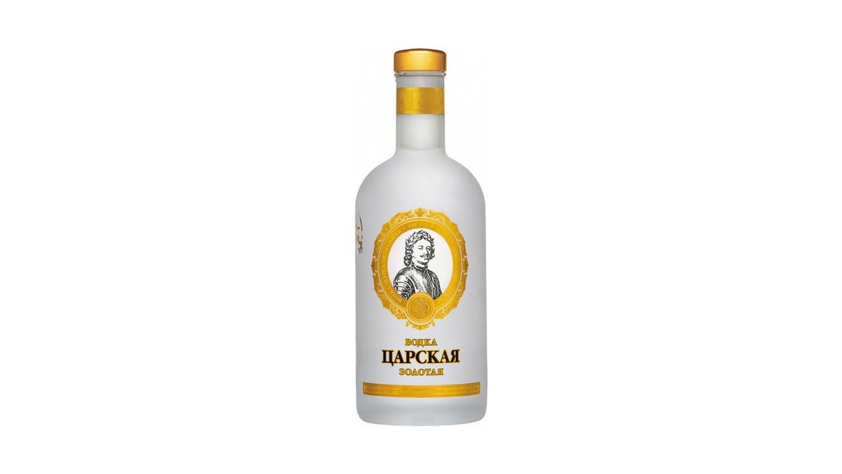 Водка Царская Золотая 0,5 л