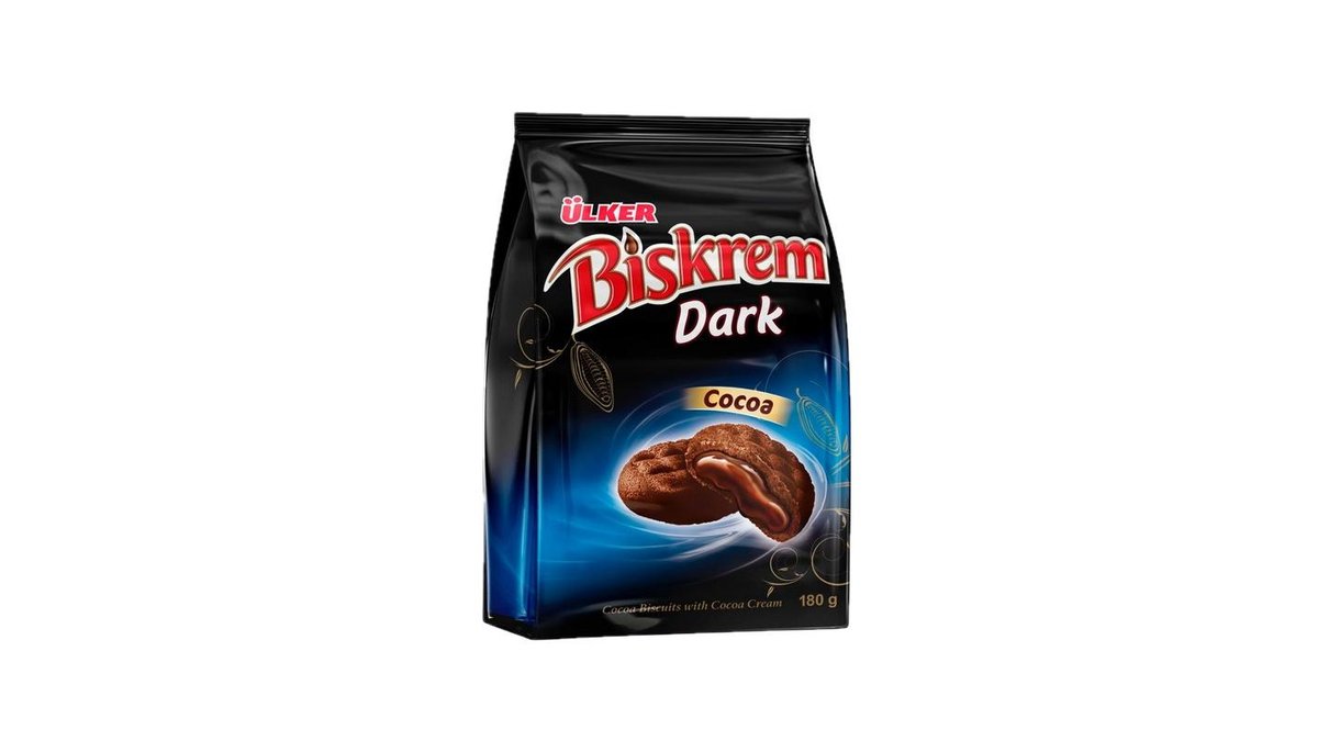 Печенье Ulker Biskrem Dark с какао 180 г