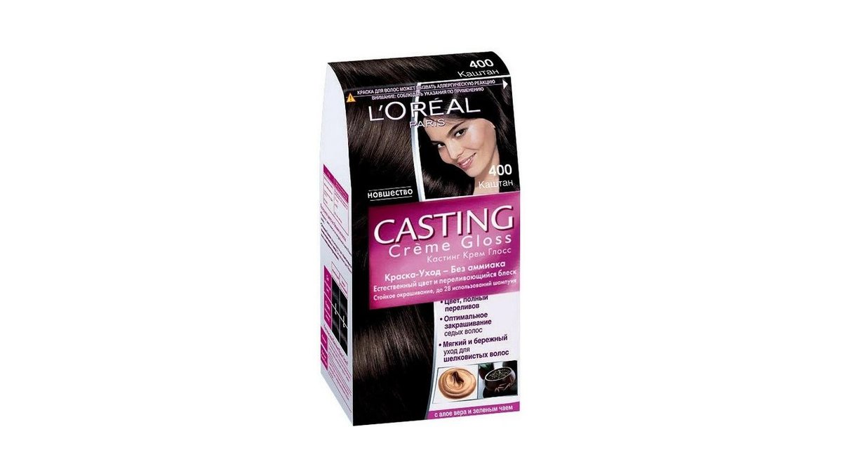 Краска L'Oreal Casting 400 Каштан